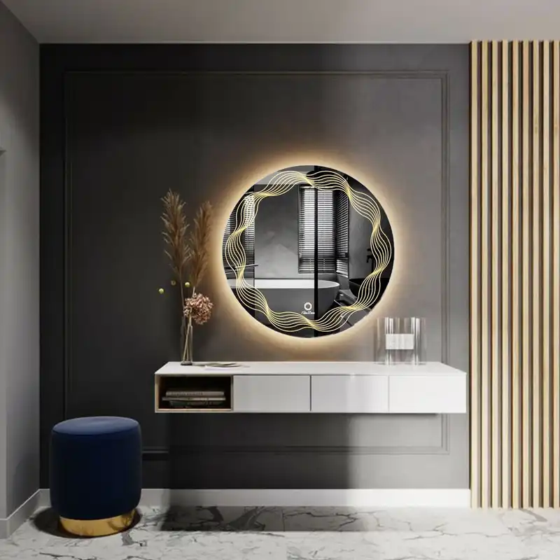 آینه سرویس بهداشتی تارادکور مدل لمسی قطر 70 کد tc138