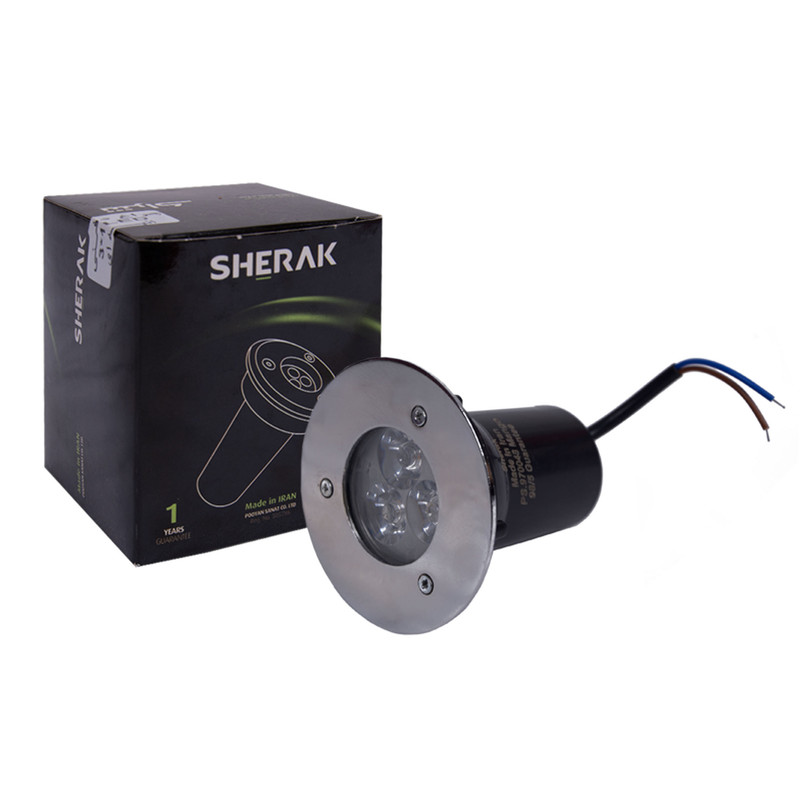 چراغ دفنی شراک مدل 3 وات کد SH03 پایه سیمی