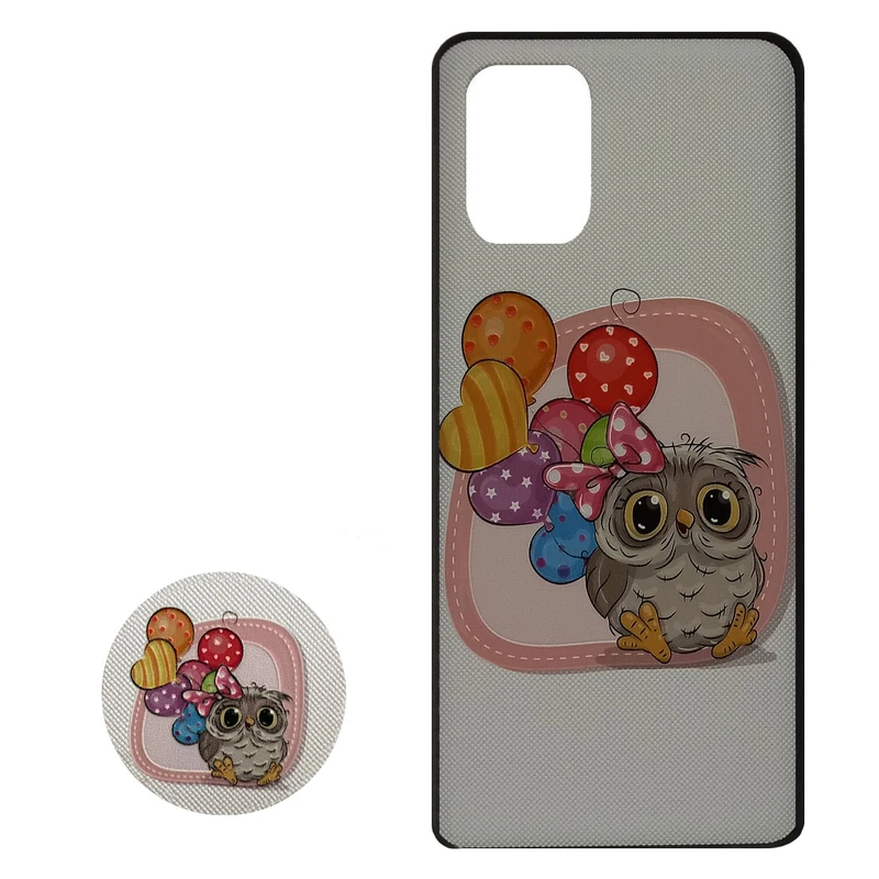 کاور مدل MRM4-144 مناسب برای گوشی موبایل سامسونگ Galaxy A52s / A52 به همراه پاپ سوکت