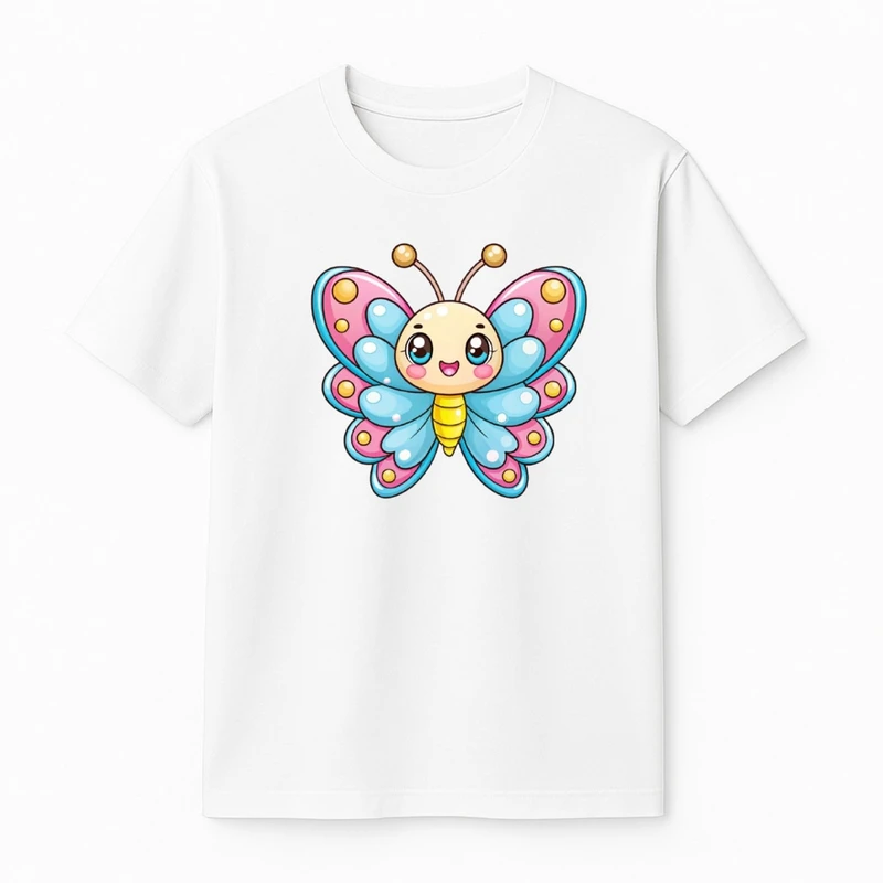 تی‌شرت آستین کوتاه پسرانه مدل پروانه فانتزی 