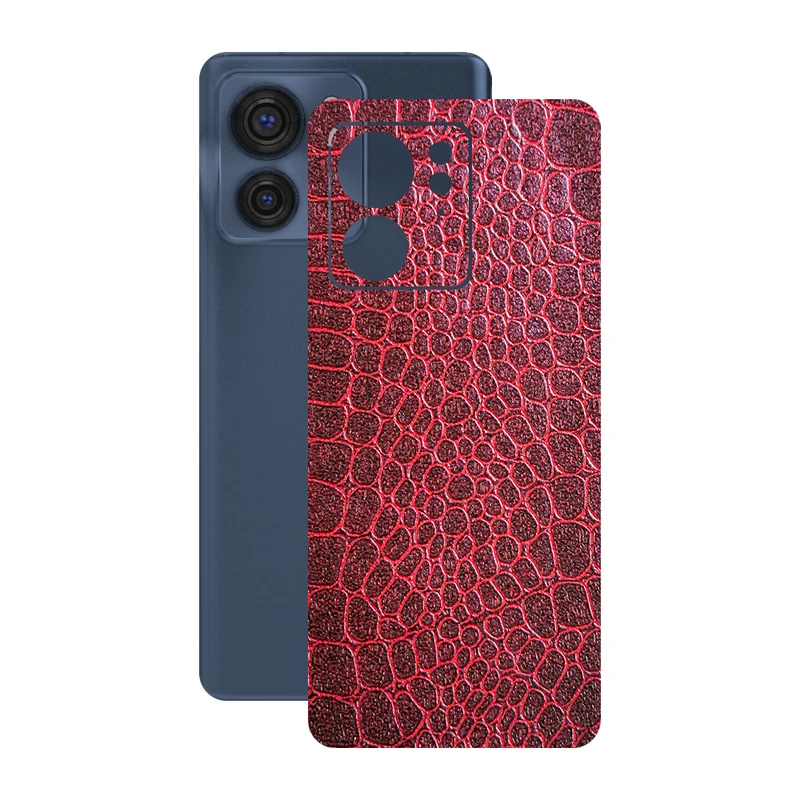 برچسب پوششی ریمکس مدل Leth طرح پوست ماری مناسب برای گوشی موبایل موتورولا Edge 40