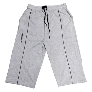 شلوارک مردانه مدل ساده مات رنگ خاکستری