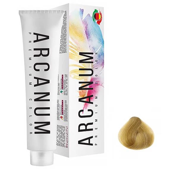 رنگ مو بیول مدل Arcanum شماره 8.3 حجم 100 میلی لیتر رنگ بلوند طلایی روشن