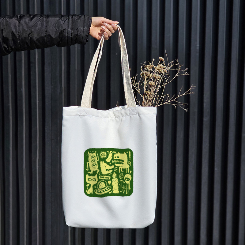 ساک خرید خندالو مدل موجودات فضایی کد 8710