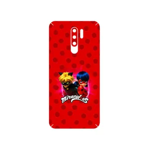 MAHOOT Ladybug and Cat Noir Cover Sticker for Xiaomi Redmi 9