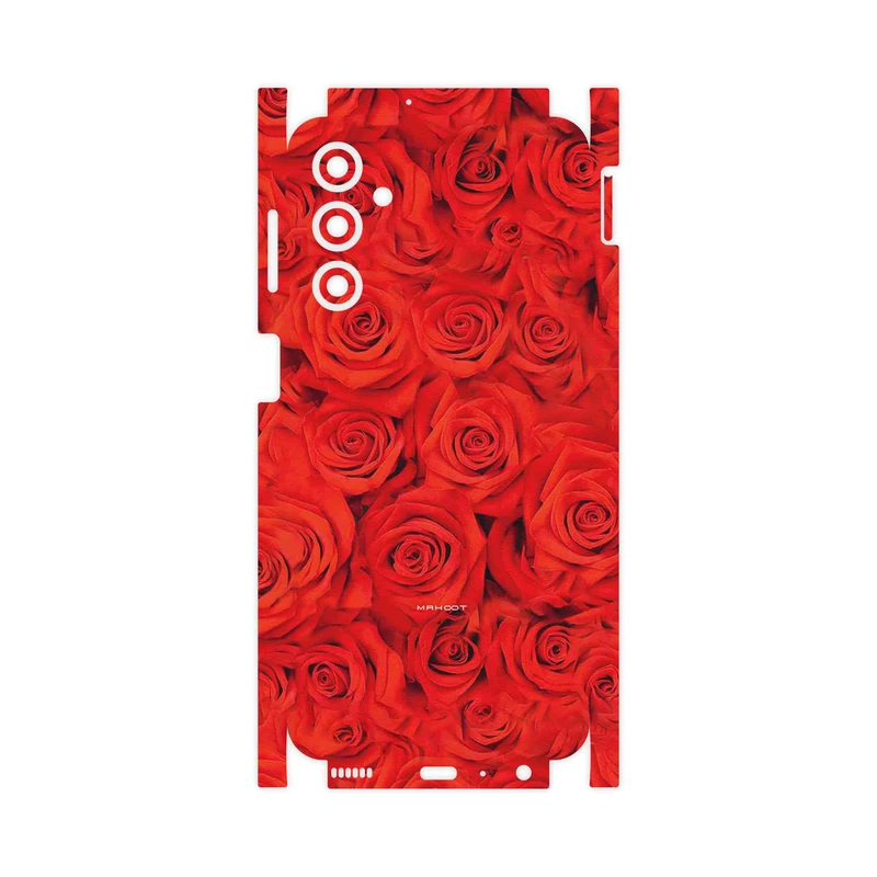 برچسب پوششی ماهوت مدل Red_Flower-FullSkin مناسب برای گوشی موبایل سامسونگ Galaxy M34 5G
