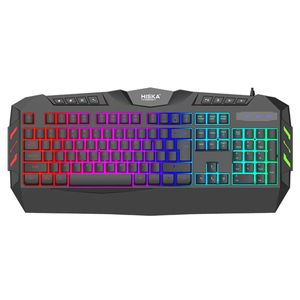نقد و بررسی کیبورد گیمینگ هیسکا مدل HX-KEG400 RGB، سوییچ ممبران، Full-Size نورپردازی RGB توسط خریداران