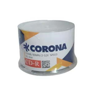 سی دی خام کرونا مدل CD-R بسته 50 عددی