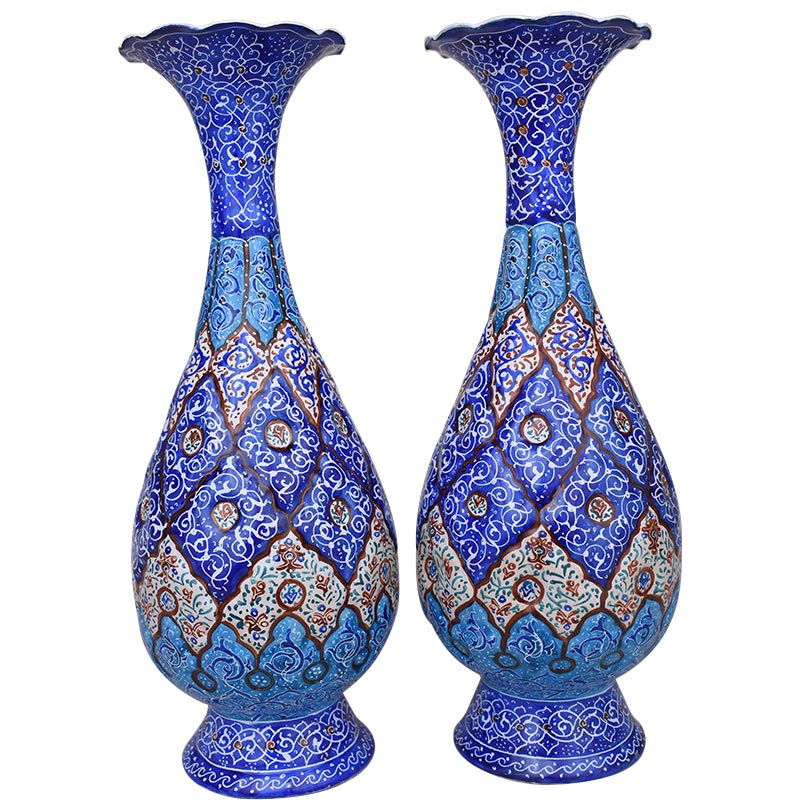 گلدان میناکاری مدل 1464 بسته دو عددی