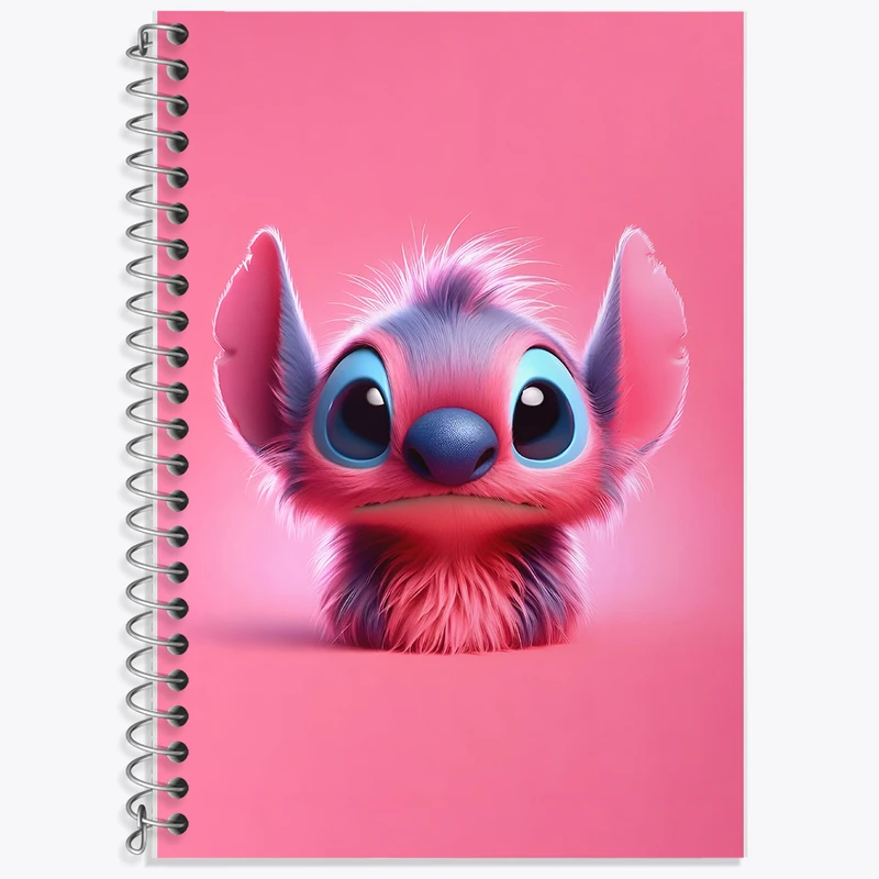 دفتر لغت 50 برگ خندالو طرح استیچ (Stitch) کد F6236