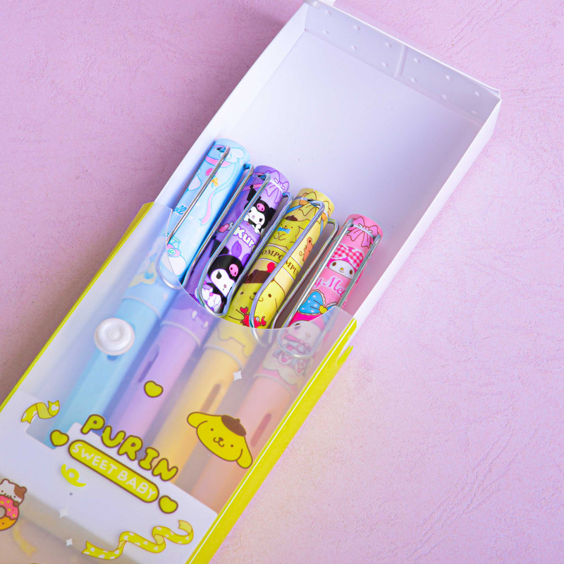 بسته لوازم تحریر مدل کرومی طرح سانریو بسته 5 عددی