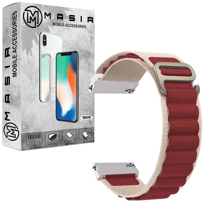 بند مسیر مدل LOOP ALPINE کد dual color مناسب برای ساعت هوشمند شیائومی Kieslect Kr / Kr pro