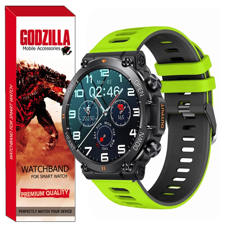 بند گودزیلا مدل S2-CO مناسب برای ساعت هوشمند اسمارت واچ K56 Pro / K56 Pro Ultra