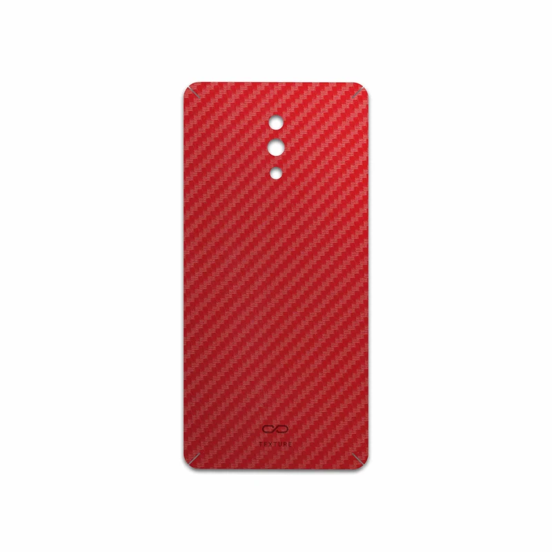 برچسب پوششی ماهوت مدل Red-Fiber مناسب برای گوشی موبایل اپو RENO 10X