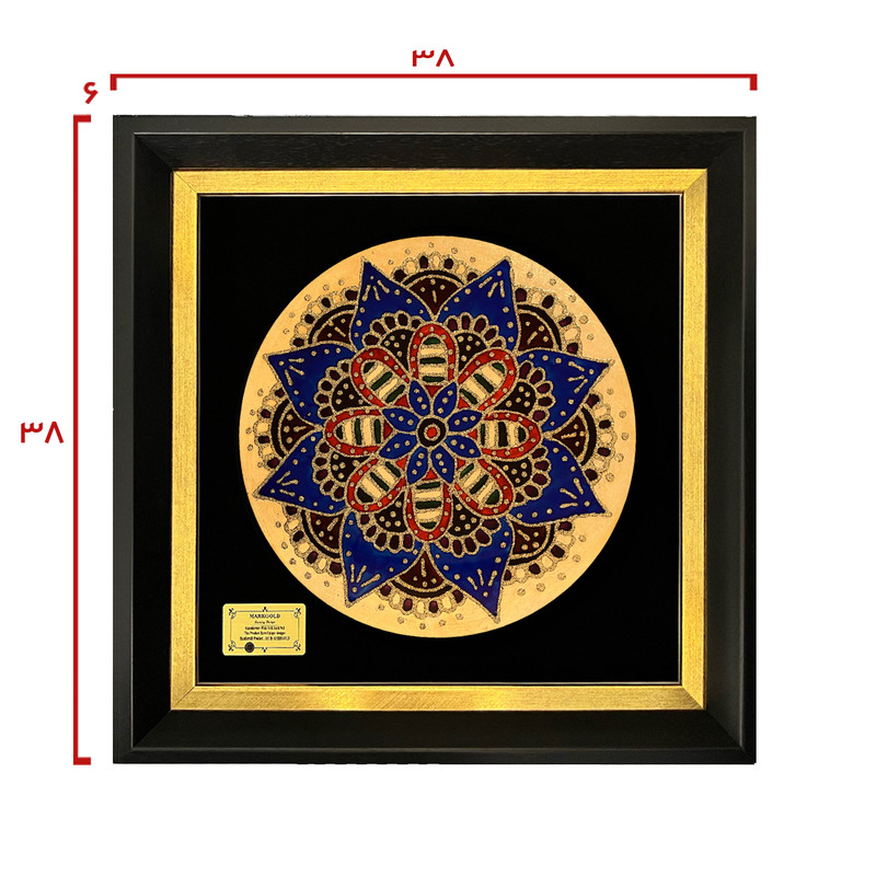 تابلو طلاکوب مارک گلد مدل مانا کد T3812