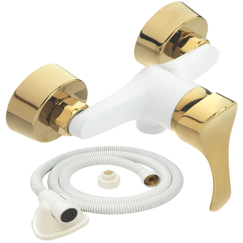 شیر سرویس بهداشتی ایلمان مدل لاله WG900 به همراه شلنگ توالت