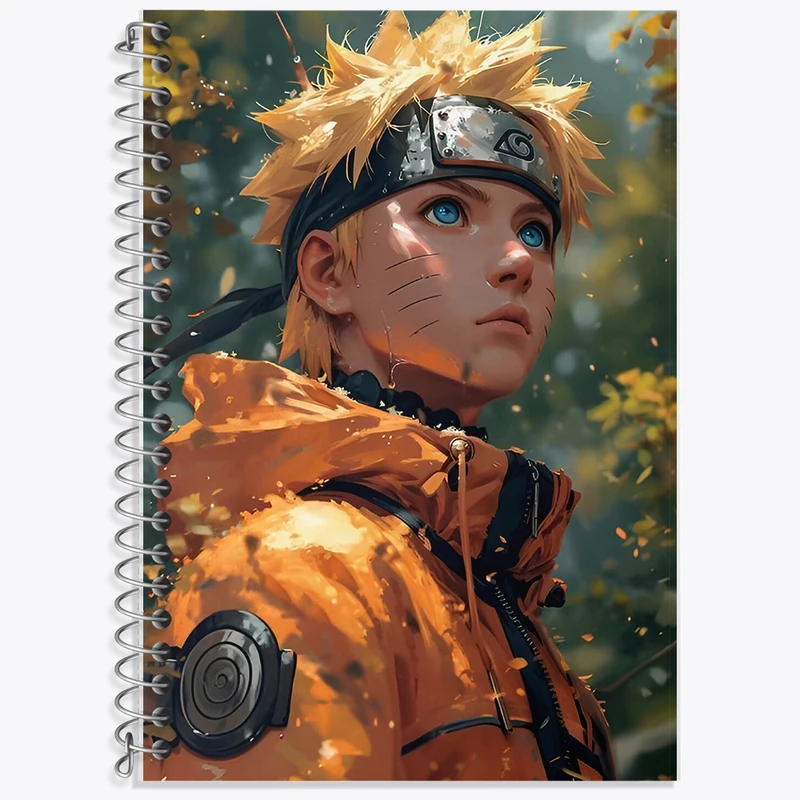 دفتر نت موسیقی 50 برگ خندالو طرح انیمه ناروتو (Naruto) کد F5430