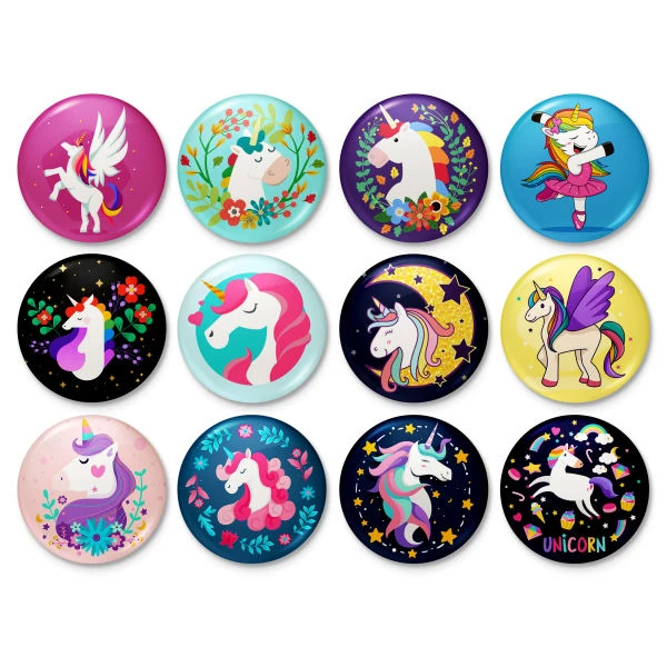 پیکسل خندالو طرح اسب تک شاخ پونی کد 9 مجموعه 12 عددی