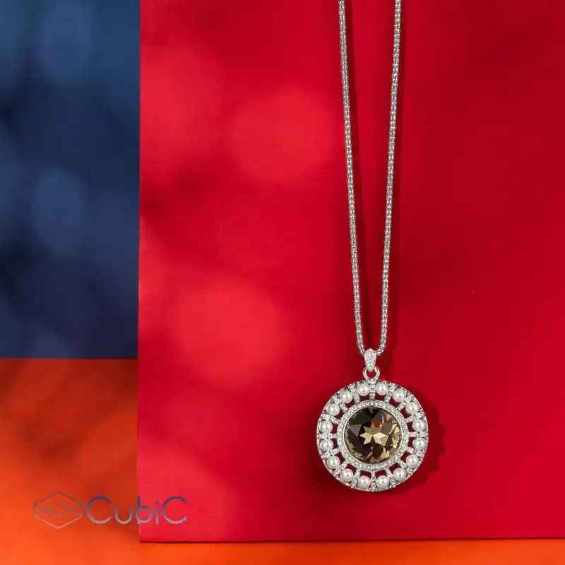 گردنبند زنانه کوبیک مدل QN-031181