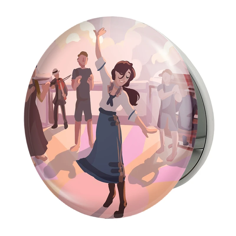 آینه جیبی خندالو طرح بازی بایوشاک (Bioshock) مدل تاشو کد 31345