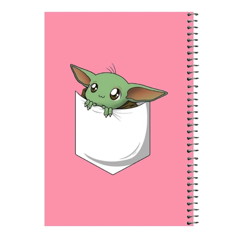 دفتر مشق 80 برگ اس جی مدل بیبی یودا جیبی   