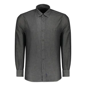 پیراهن آستین بلند یقه برگردان مردانه پاتن جامه مدل 04MR8691