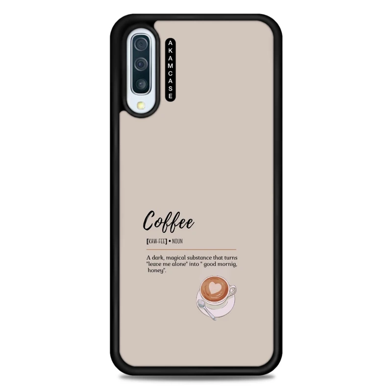 کاور آکام مدل AMC-WSGA50-COFFEE-16 مناسب برای گوشی موبایل سامسونگ Galaxy A50