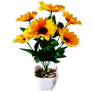 نقد و بررسی گلدان به همراه گل مصنوعی مدل آفتابگردان کد 007 توسط خریداران