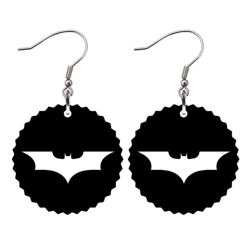 گوشواره دخترانه مدل بتمن کد p-126