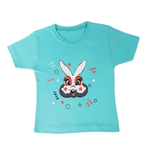 تی شرت آستین کوتاه دخترانه مدل خرگوش