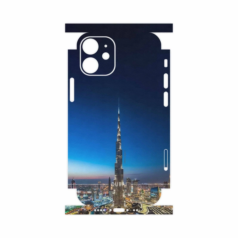 برچسب پوششی ماهوت مدل Dubai City-FullSkin مناسب برای گوشی موبایل اپل iPhone 12 mini