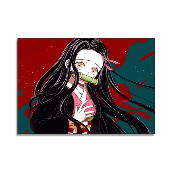 تابلو شاسی گوفی مدل نزوکو دیمن اسلیر طرح انیمه شیطان کش Demon Slayer Nezuko کد RG17