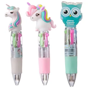 خودکار مدل مینی یونیکورن چهار رنگ مجموعه 3 عددی