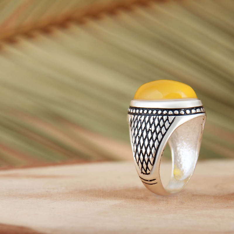 انگشتر نقره مردانه بازرگانی میلادی مدل رکاب سیلندری عقیق شرف الشمس کد AM_4325 انگشتر نقره مردانه بازرگانی میلادی مدل رکاب سیلندری عقیق شرف الشمس کد AM_4325