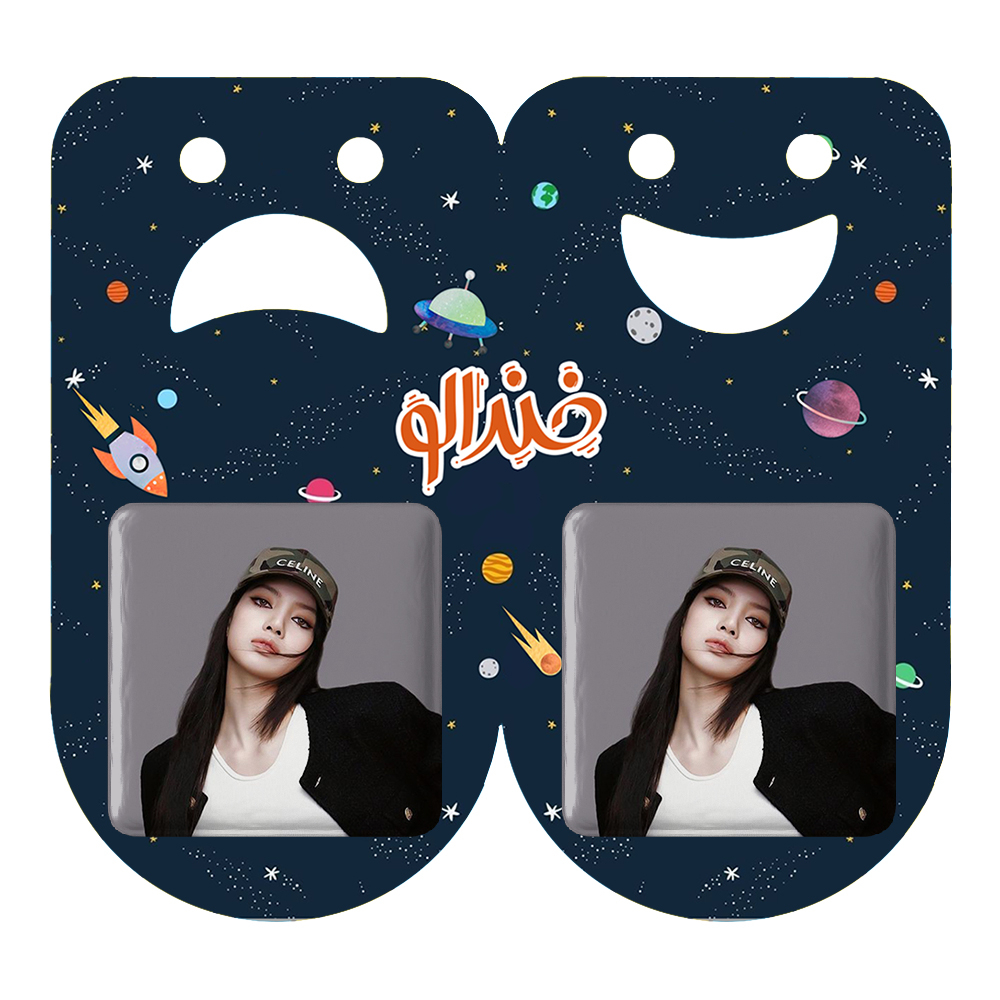 پیکسل خندالو مدل لیسا بلک پینک کد 14243 به همراه مگنت