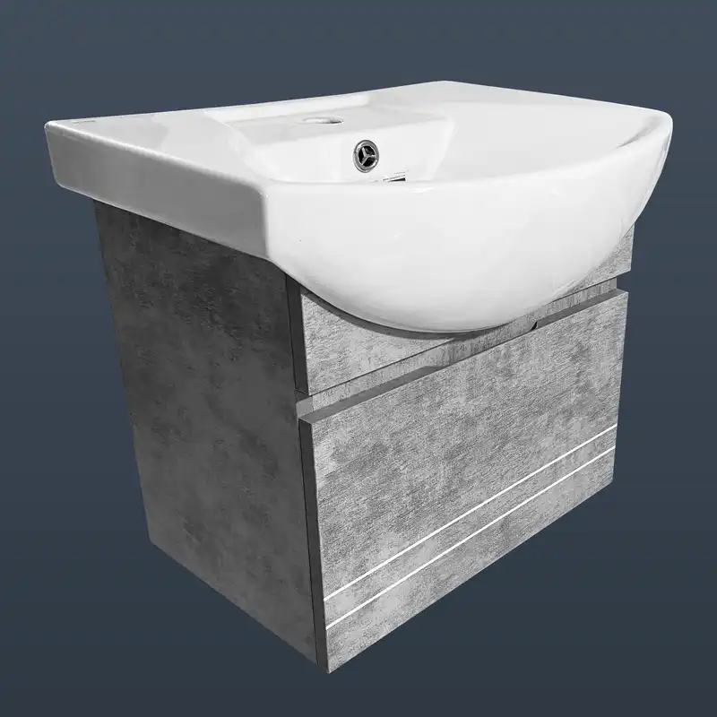 ست کابینت و روشویی مدل N20G به همراه آینه