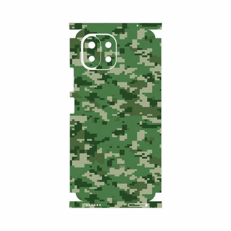 برچسب پوششی ماهوت مدل Army-Green-Pixel-FullSkin مناسب برای گوشی موبایل شیائومی 11 Lite 5G NE