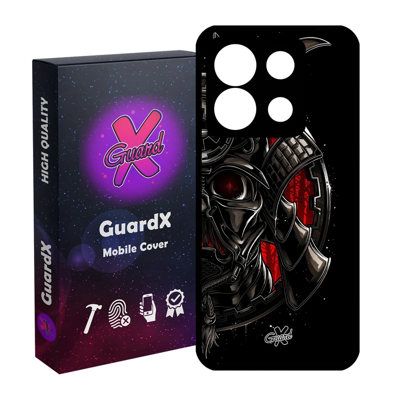 کاور گارد ایکس طرح Samurai مدل Glass10119 مناسب برای گوشی موبایل شیائومی Redmi Note 13 5G