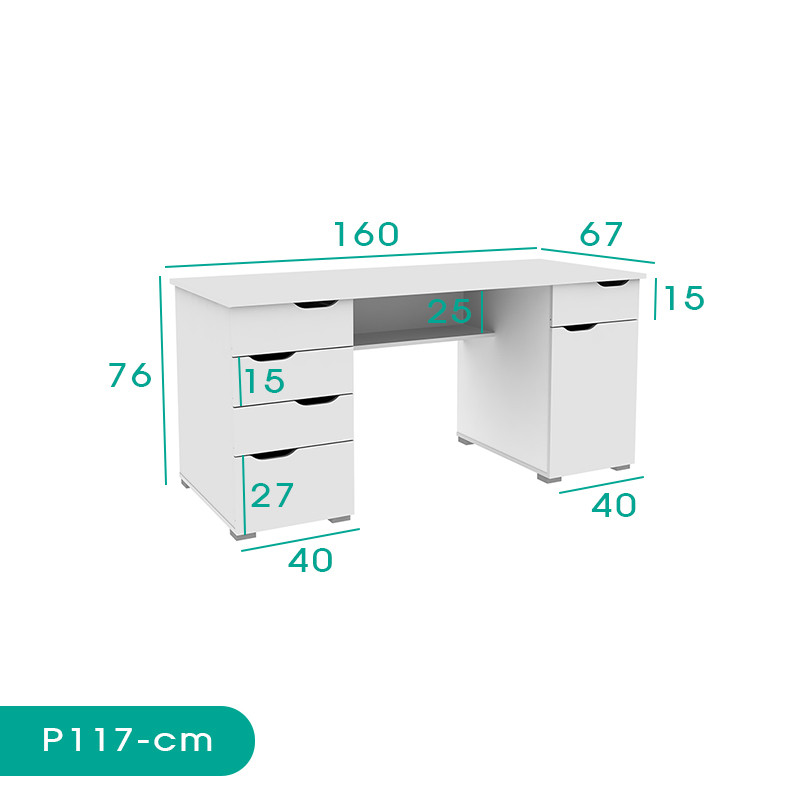 میز کارشناسی اسمردیس مدل P117