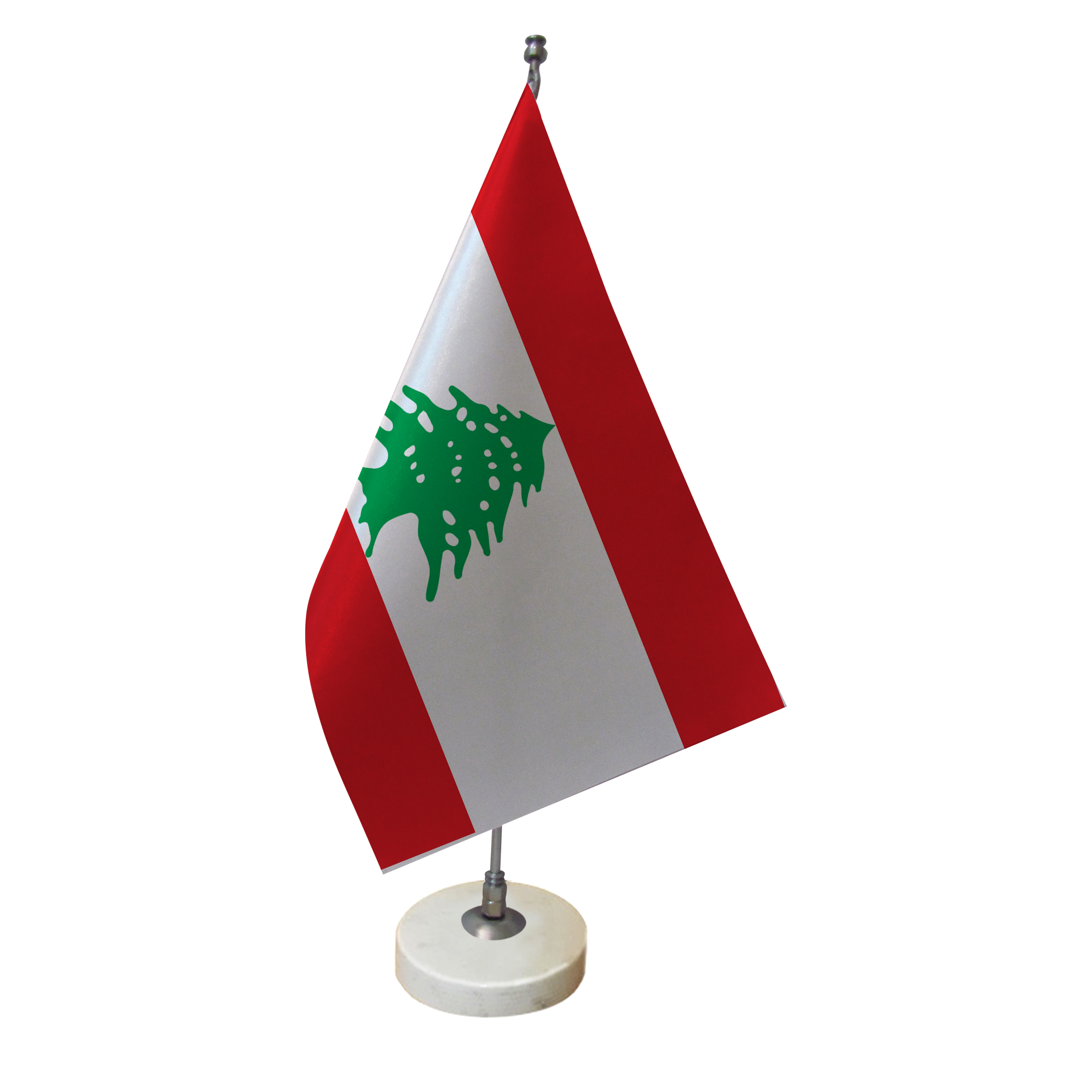 پرچم رومیزی طرح پرچم کشور لبنان کد pr71