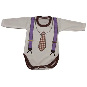 بادی آستین بلند نوزادی مدل B34