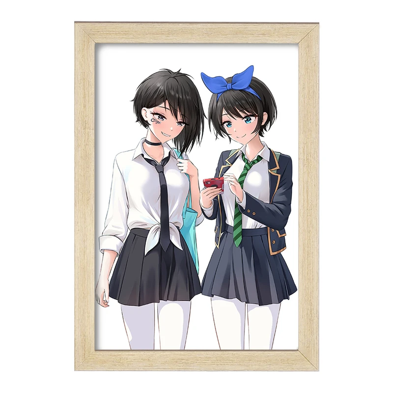 تابلو خندالو مدل روکا انیمه کانوجو اوکاری کد 34804