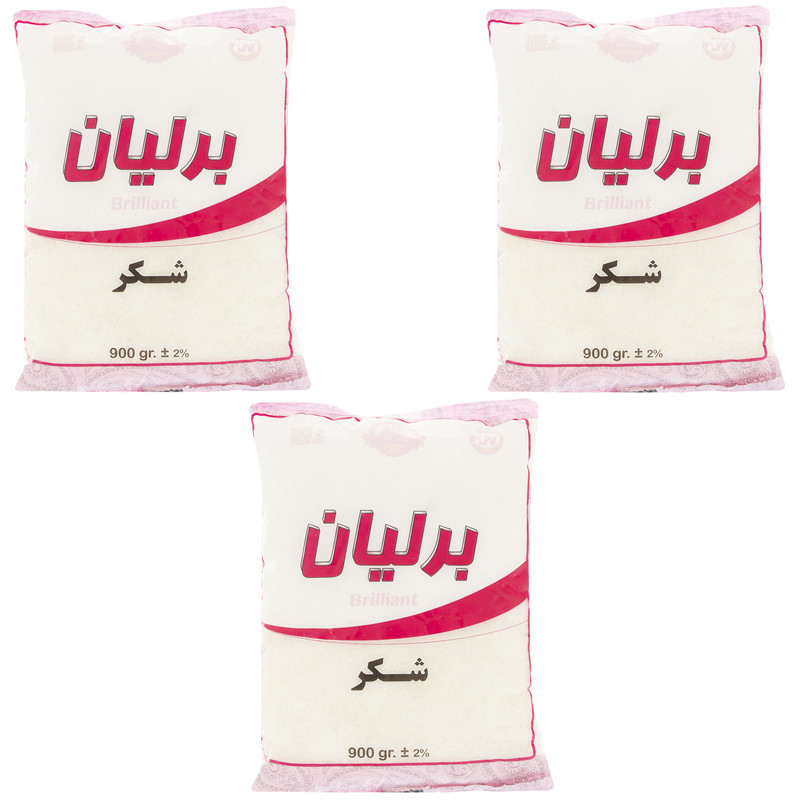 شکر برلیان - 900 گرم بسته 3 عددی