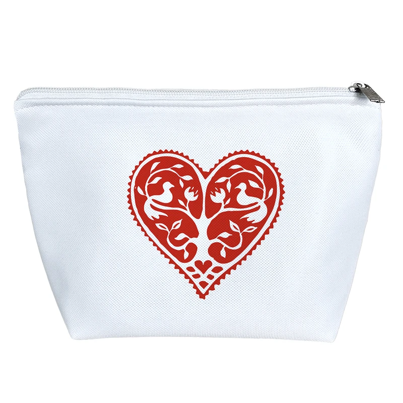 کیف لوازم آرایش دخترانه خندالو مدل قلب کد 10350