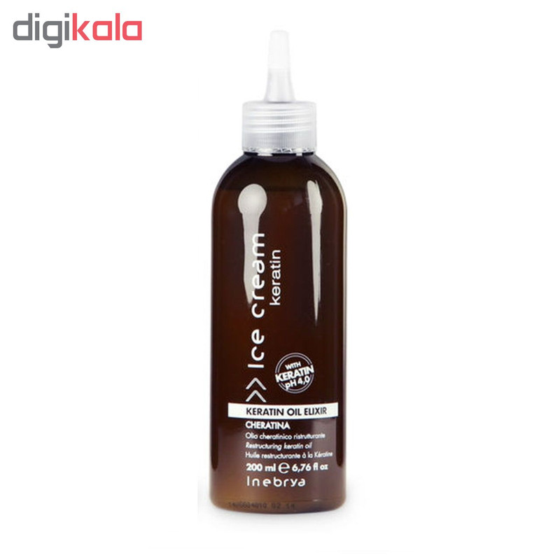 روغن موی آیس کریم سری Keratin حجم 200 میلی لیتر