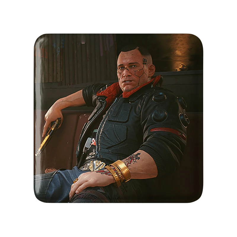 پیکسل خندالو طرح جکی ولز سایبر پانک  مدل مربعی کد 30562