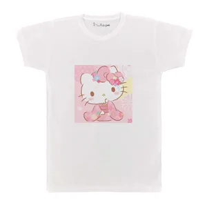 تی شرت بچگانه پرمانه طرح Kitty کد pmt.2357