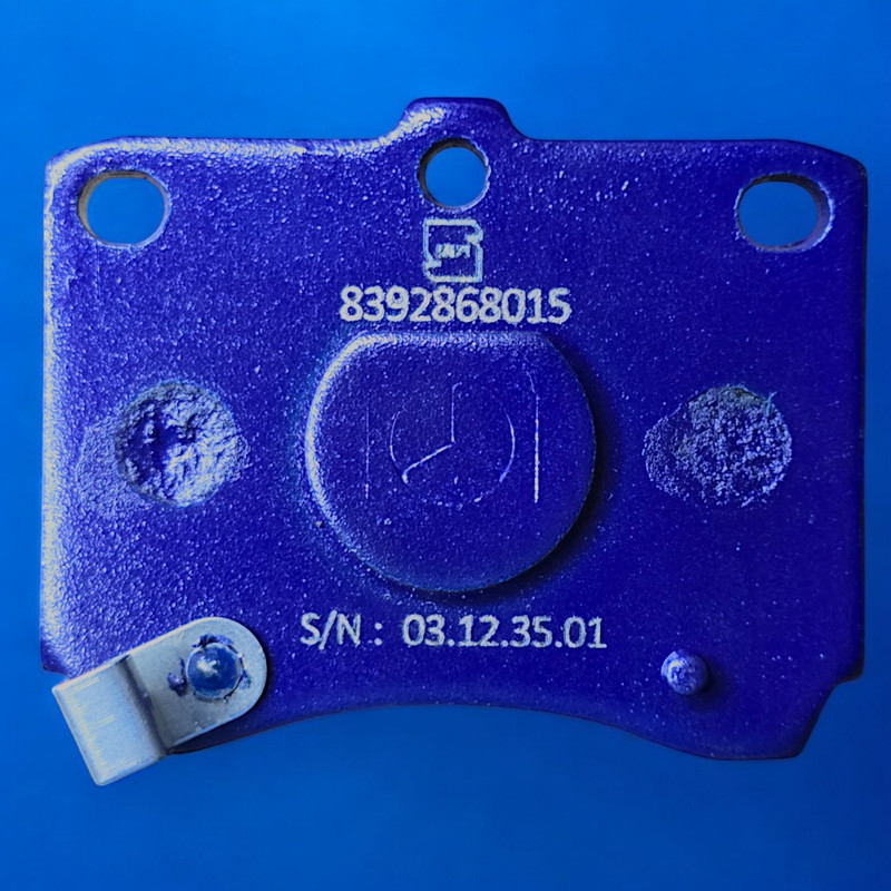 لنت ترمز چرخ جلو شرکت تولیدی قطعات جلوبندی خودرو ایران لاهیجان مدل 001541 مناسب برای پراید و رنو PK