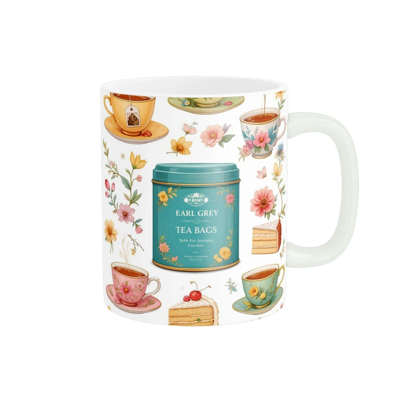 ماگ پاد آفرین طرح چای کد 2450