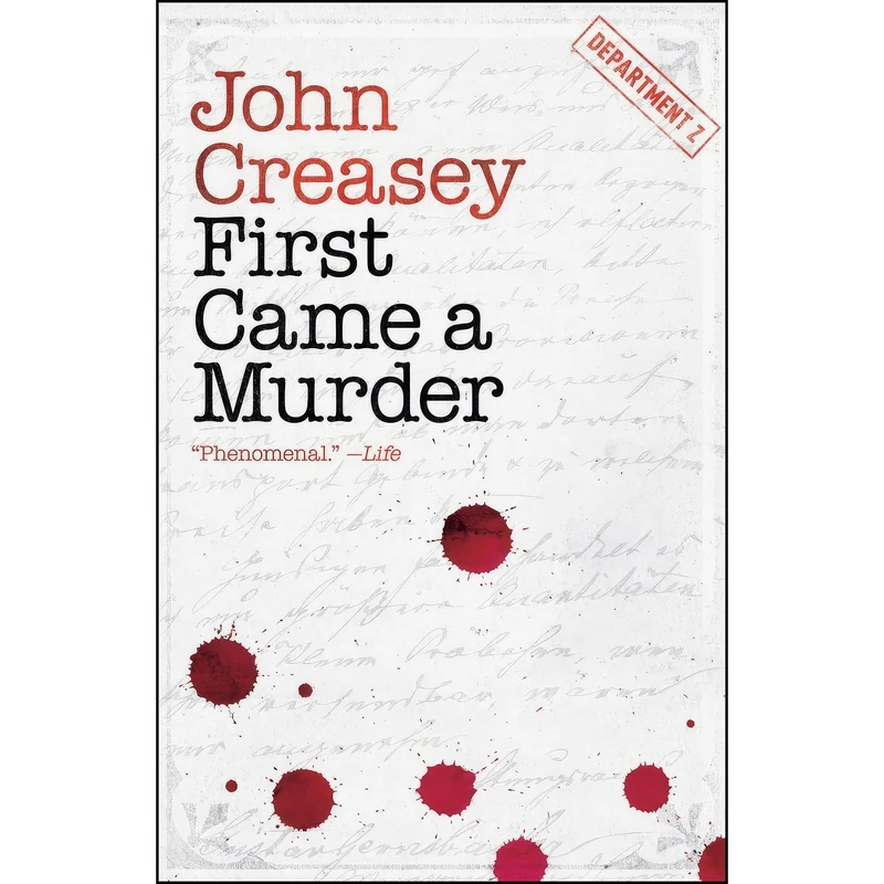 کتاب First Came a Murder  اثر John Creasey انتشارات تازه ها